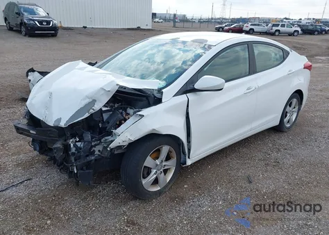 2013 Hyundai Elantra Gls from USA, damaged, VIN 5NPDH4AE6DH357767